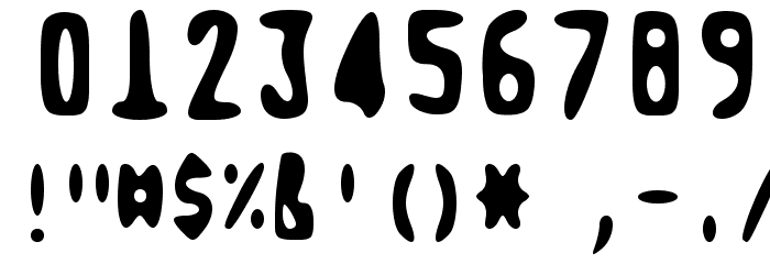 AtariTraced Medium Font OTHER CHARS