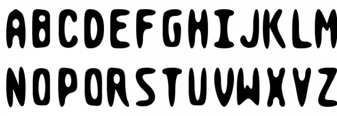 AtariTraced Medium Шрифта ВЕРХНИЙ