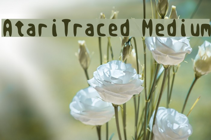 AtariTraced Medium Font examples