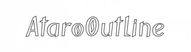 AtaroOutline  Frei Schriftart Herunterladen