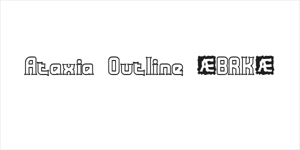 Ataxia Outline [BRK] Logo
