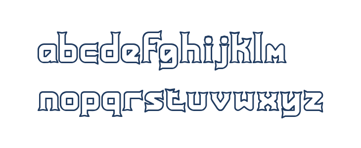 Ataxia Outline [BRK] Lowercase