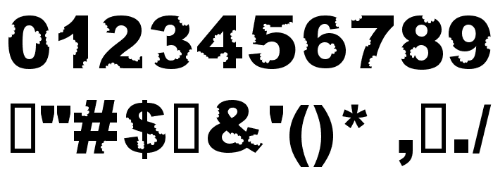 AteUpWithDumbAss Font OTHER CHARS