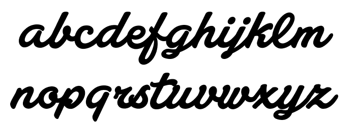 Atelas Personal Use Only Font LOWERCASE