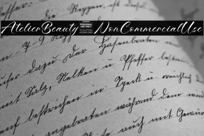 Atelier Beauty - Non Commercial Use Example 3