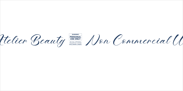 Atelier Beauty - Non Commercial Use Logo