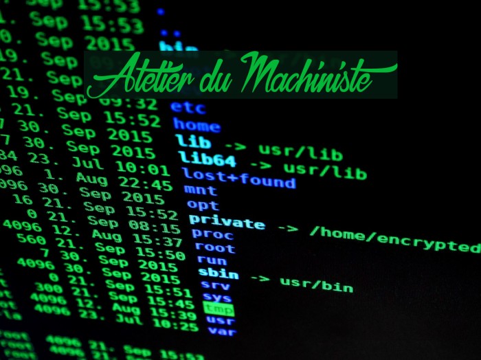 Atelier du Machiniste Example 1