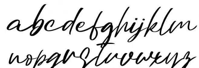 Atelier Шрифта строчной