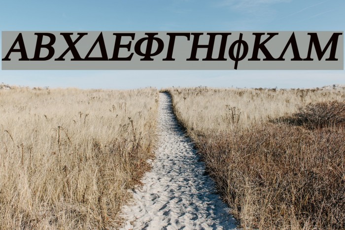 Atene-BoldItalic Font examples