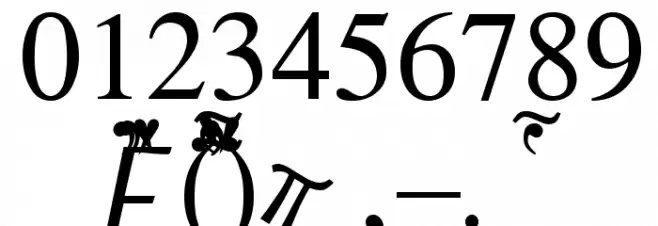 Atene-Normal Font OTHER CHARS