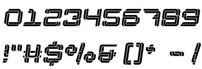 AthaarDemo-Italic Font OTHER CHARS
