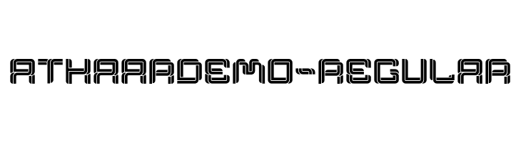 AthaarDemo-Regular  免费字体下载