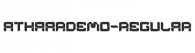 AthaarDemo-Regular  les polices de caractères gratuit tlcharger