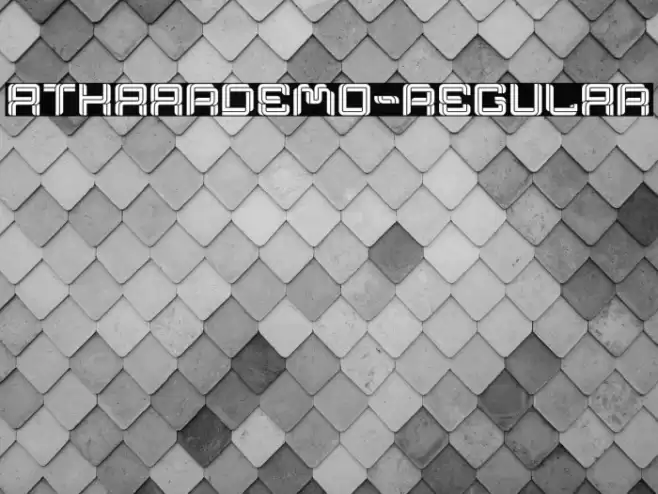AthaarDemo-Regular Font examples