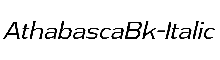 AthabascaBk-Italic  les polices de caractères gratuit tlcharger