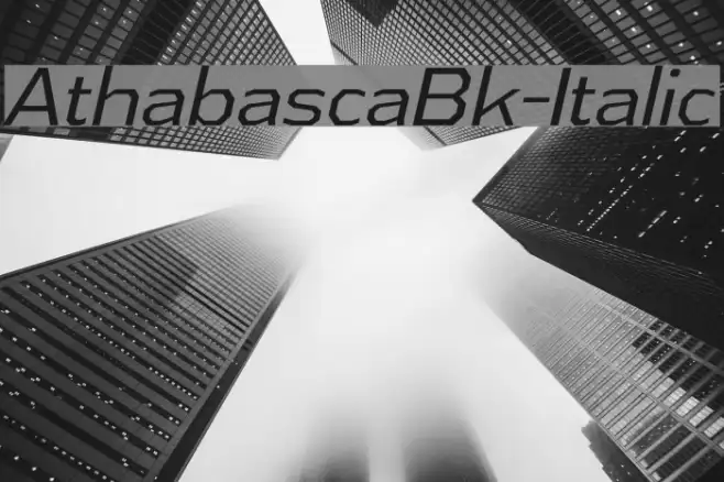 AthabascaBk-Italic Example 1