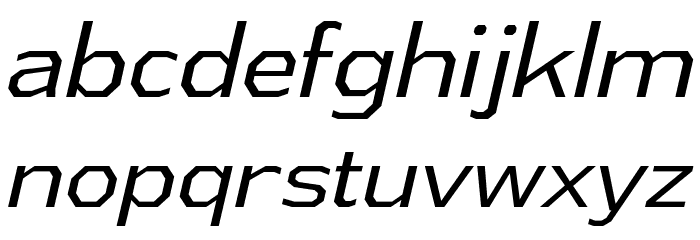 AthabascaBk-Italic Font LOWERCASE