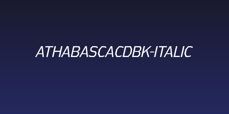 AthabascaCdBk-Italic Social Header