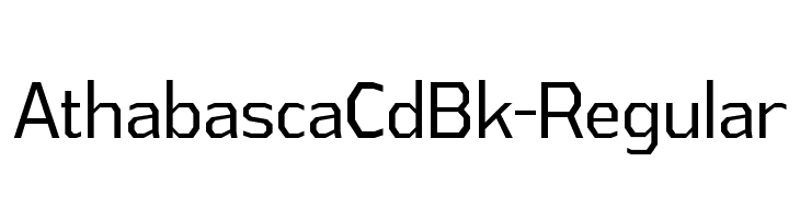 AthabascaCdBk-Regular Font