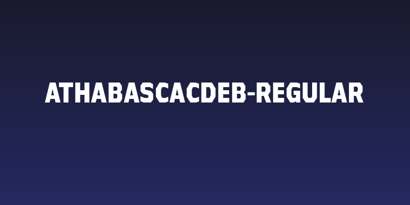 AthabascaCdEb-Regular Social Header