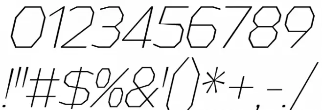 AthabascaCdEl-Italic Font OTHER CHARS