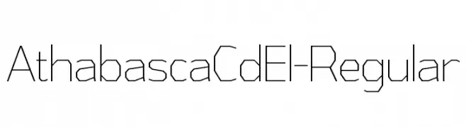 AthabascaCdEl-Regular  baixar fontes gratis