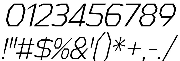 AthabascaCdLt-Italic Font OTHER CHARS
