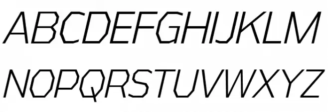 AthabascaCdLt-Italic Fonte MAIÚSCULAS