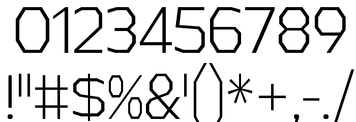 AthabascaCdLt-Regular Font OTHER CHARS
