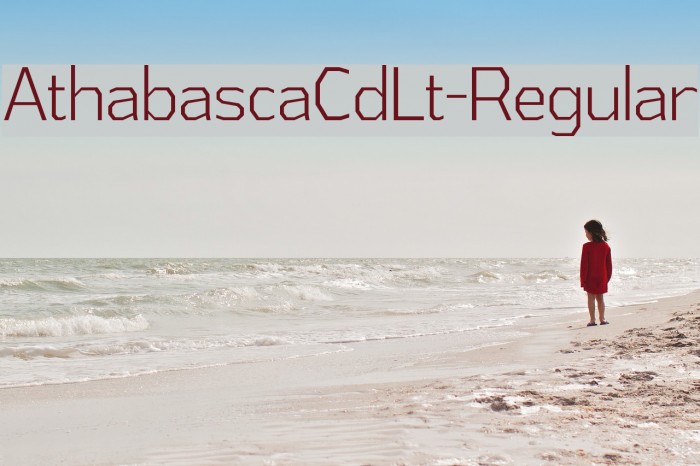AthabascaCdLt-Regular Font examples