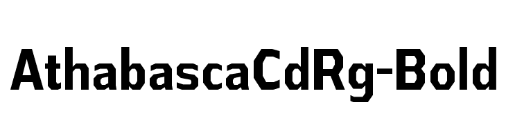 AthabascaCdRg-Bold Font