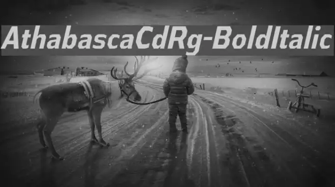 AthabascaCdRg-BoldItalic Example 1