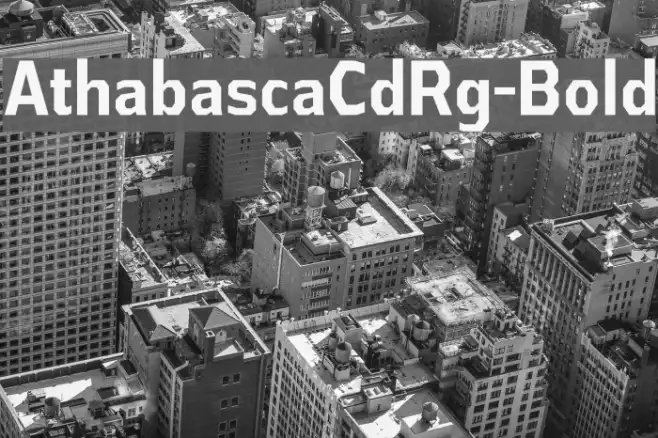 AthabascaCdRg-Bold Example 1