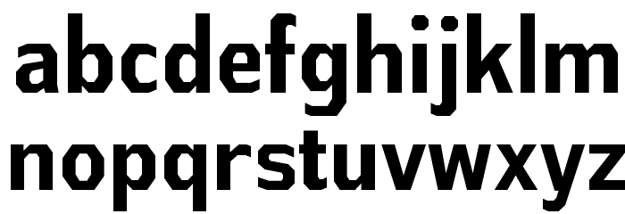 AthabascaCdRg-Bold Font LOWERCASE
