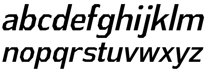 AthabascaCdRg-Italic Font LOWERCASE