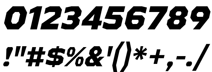 AthabascaEb-Italic Font OTHER CHARS