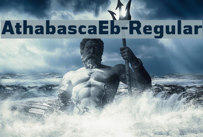 AthabascaEb-Regular Font examples