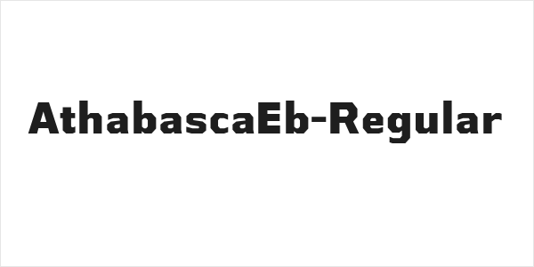 AthabascaEb-Regular Logo