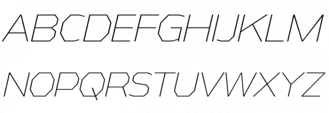 AthabascaEl-Italic Шрифта ВЕРХНИЙ
