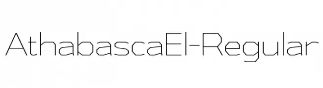 AthabascaEl-Regular  baixar fontes gratis