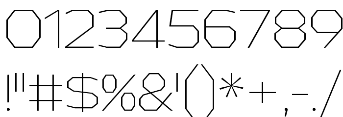 AthabascaEl-Regular Font OTHER CHARS