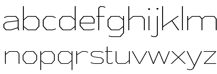 AthabascaEl-Regular Font LOWERCASE