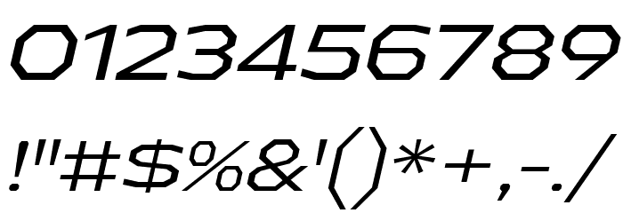 AthabascaExBk-Italic Font Alte caractere