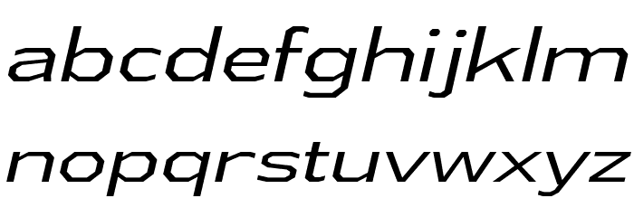 AthabascaExBk-Italic Font Litere mici