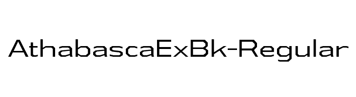 AthabascaExBk-Regular Font