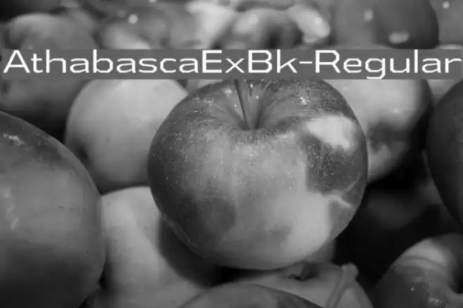 AthabascaExBk-Regular Font examples