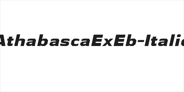 AthabascaExEb-Italic Logo