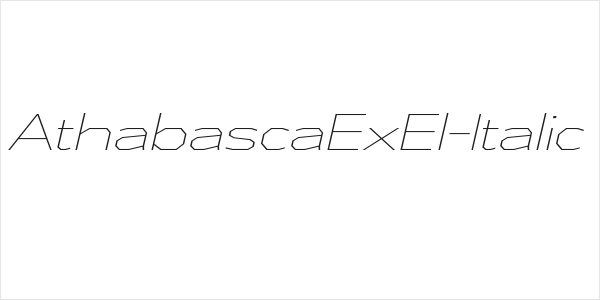 AthabascaExEl-Italic Logo
