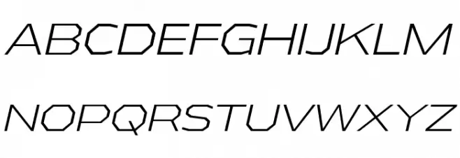 AthabascaExLt-Italic Fonte MAIÚSCULAS