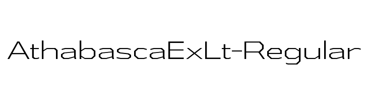 AthabascaExLt-Regular  baixar fontes gratis